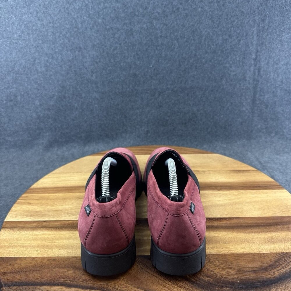 Mephisto Women’s LORIANE Flats Leather Slip On Loafers Red Size 7.5 - Picture 6 of 12